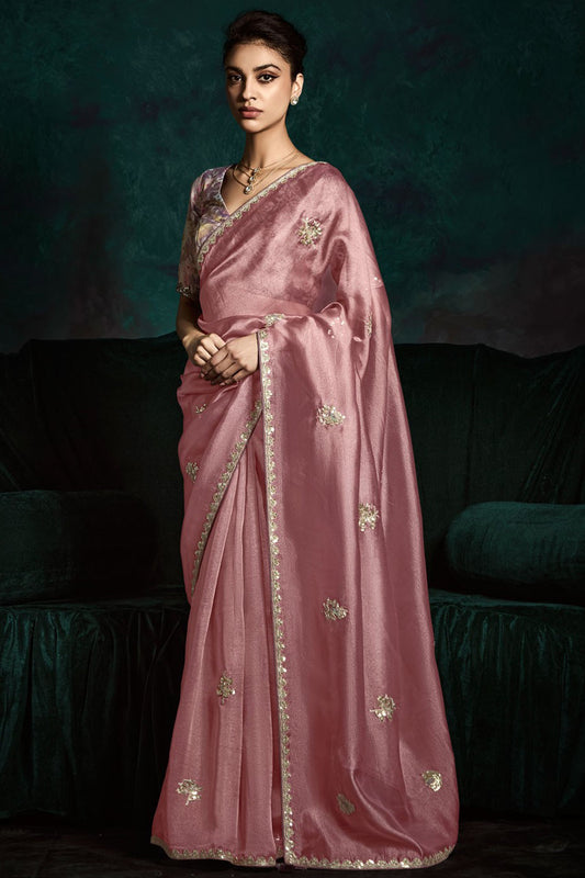 Pastel Saree gives dreamy charm and light elegance – perfect for garden parties and soft-toned occasions. 