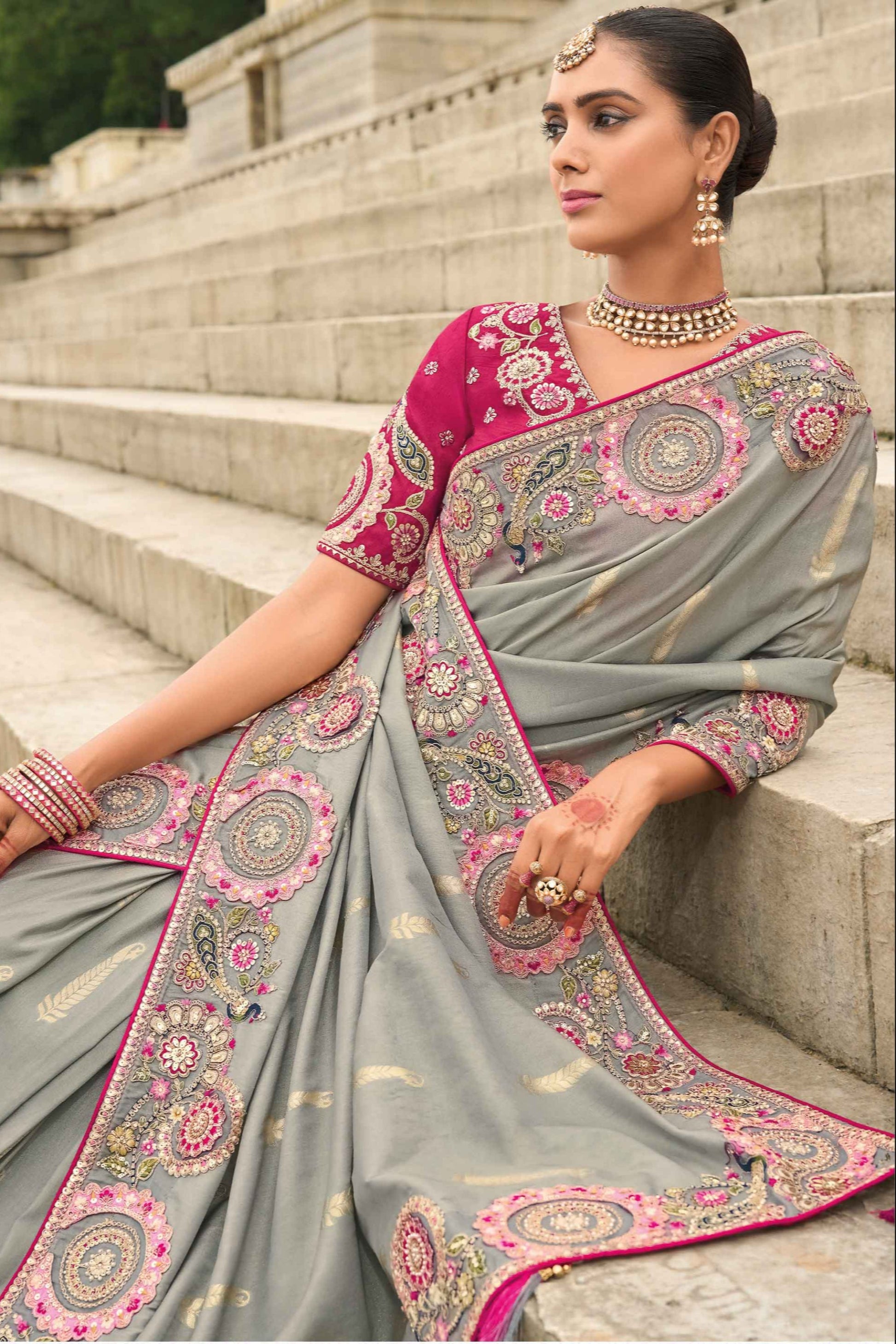 Saree – Heritage wear, redefined in breathable cotton. 