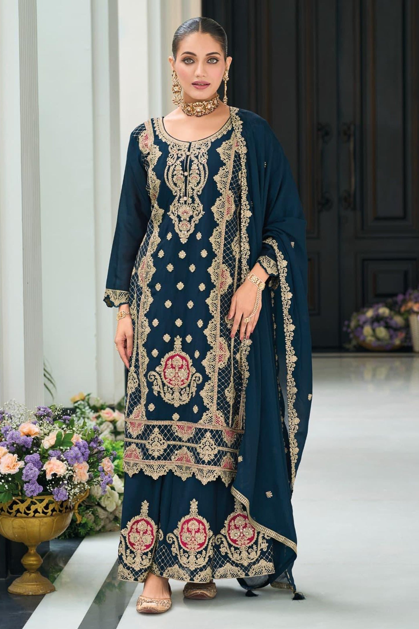 Anarkali suit with churidar ready to ship USA 