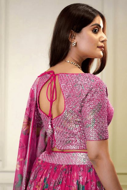 "Navratri-ready lehengas for U.S. garba nights." 