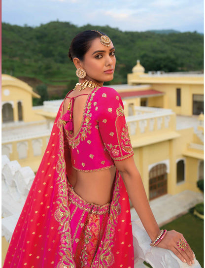 "Elegant lehengas for U.S.-based Indian celebrations." 