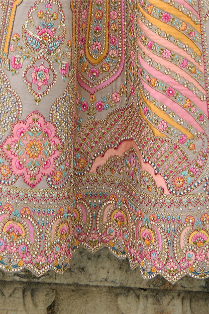 "Desi lehengas for American celebrations." 