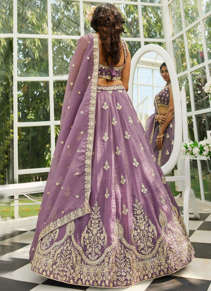 "Elegant lehengas for U.S.-based Indian celebrations."