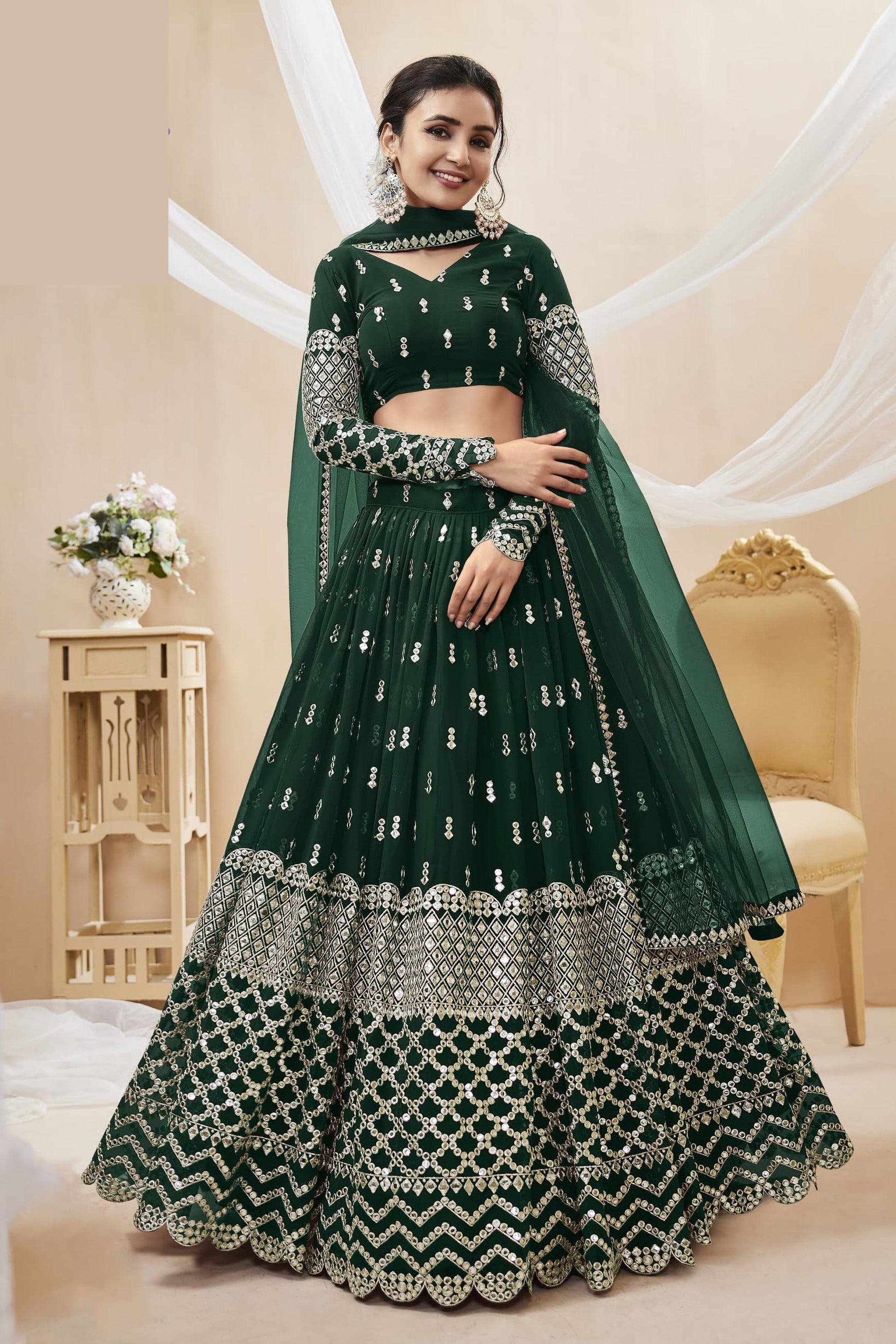 Mehendi function lehenga for women in USA 
