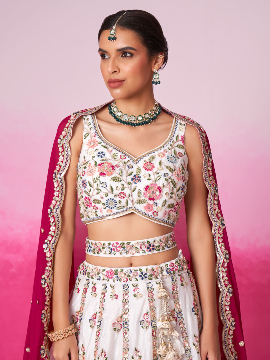 "Gorgeous lehengas for Indian events in the U.S."
