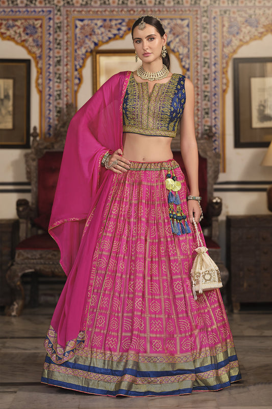 "Celebrate Indian roots in the U.S. with our lehengas." 