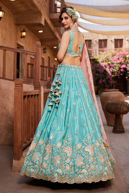 "Perfect lehengas for Diwali, Navratri, and more in the USA."