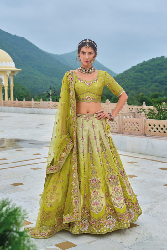 "Dress up for desi events in the U.S. with stylish lehengas." 
