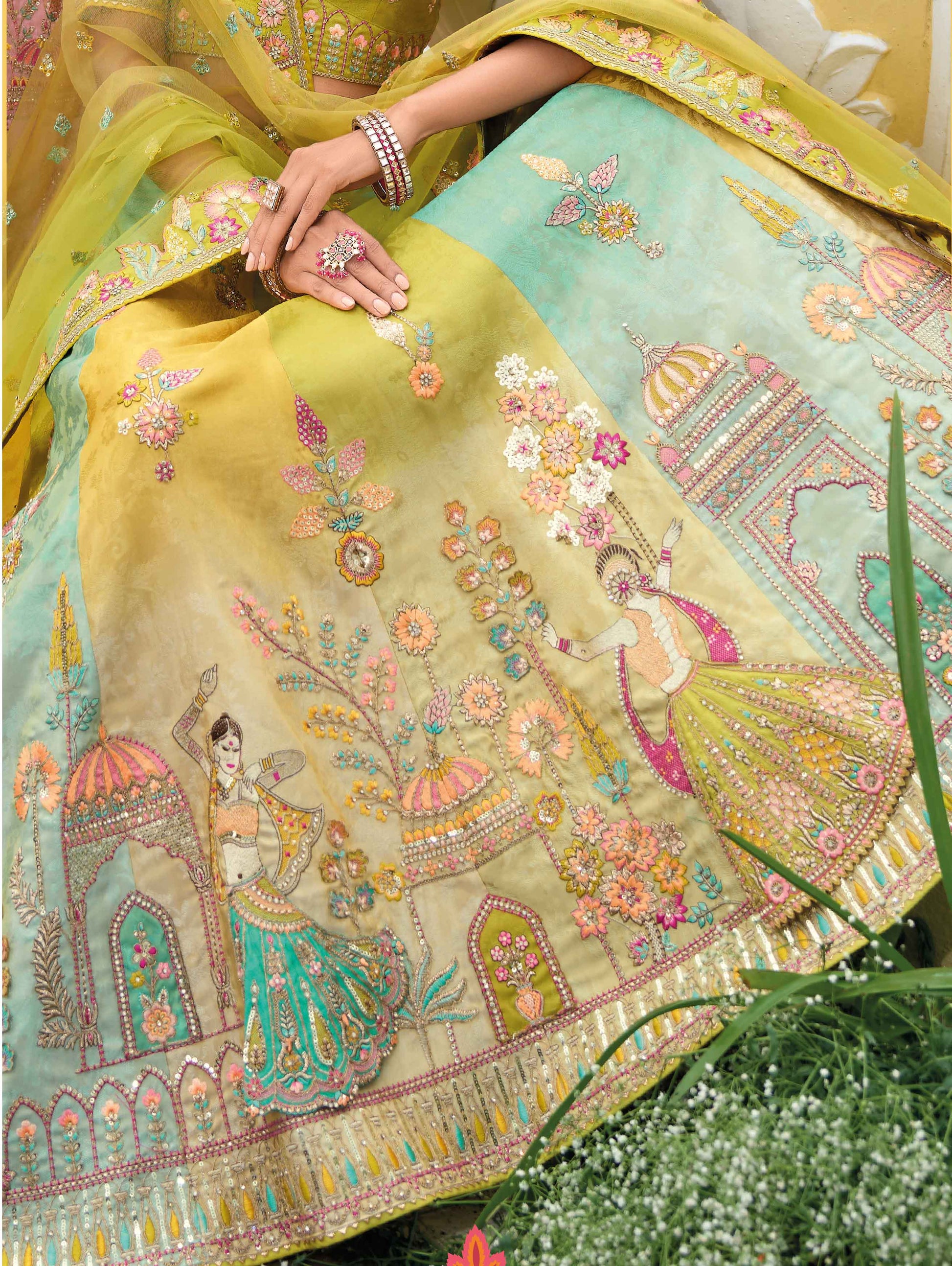 "Lehengas to light up any cultural event in the USA." 