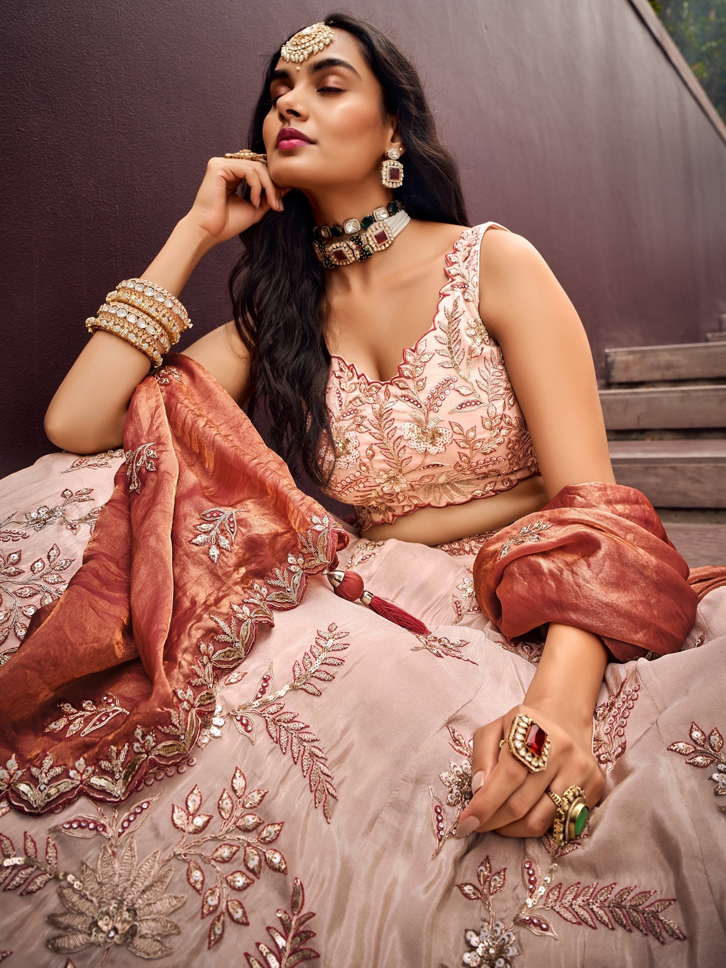 "Lehengas for Indian weddings in the USA."