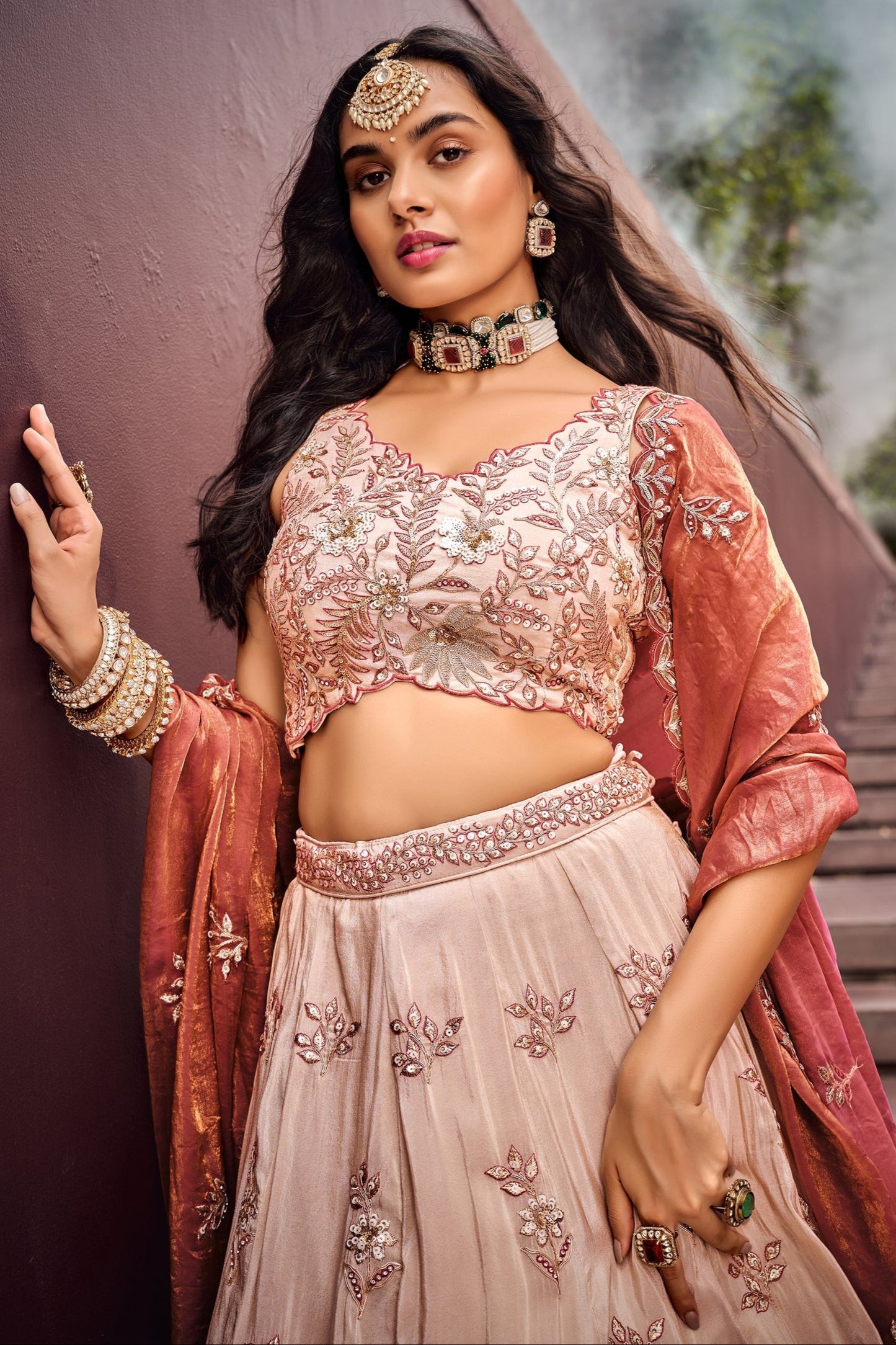 "Lehengas for Indian weddings in the USA."