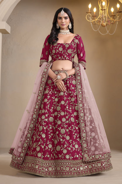 "Elegant lehengas for U.S.-based Indian celebrations." 