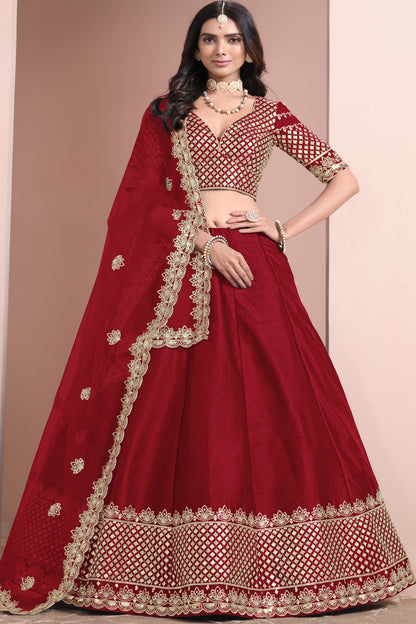 "Lehengas made for Indian functions across the USA." 