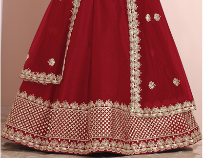 "Lehengas made for Indian functions across the USA." 