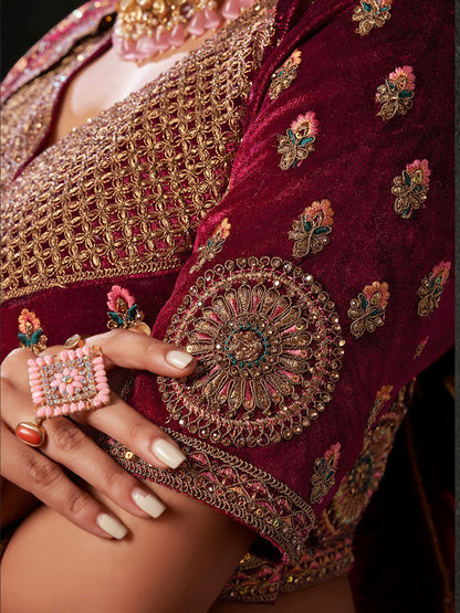 "Celebrate Indian roots in the U.S. with our lehengas."