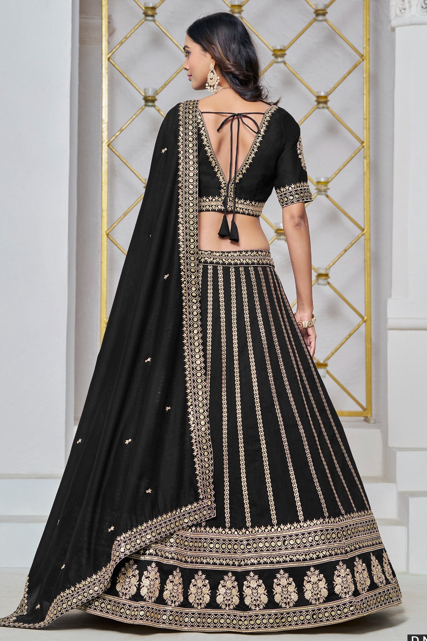"Desi lehengas for American celebrations." 