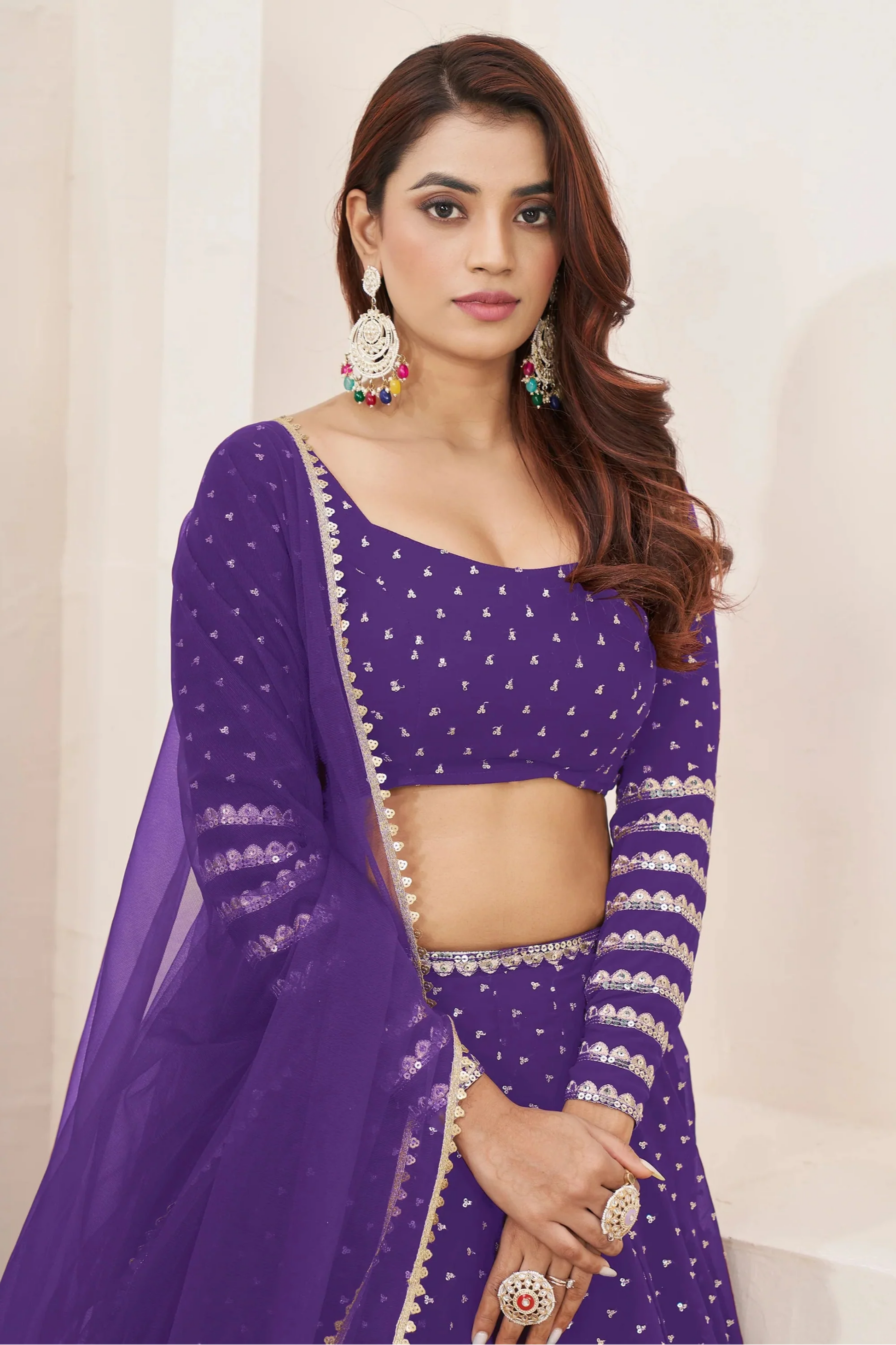 "Lehengas to light up any cultural event in the USA." 