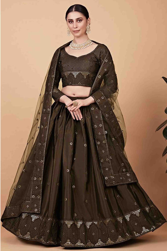 "Gorgeous lehengas for Indian events in the U.S." 