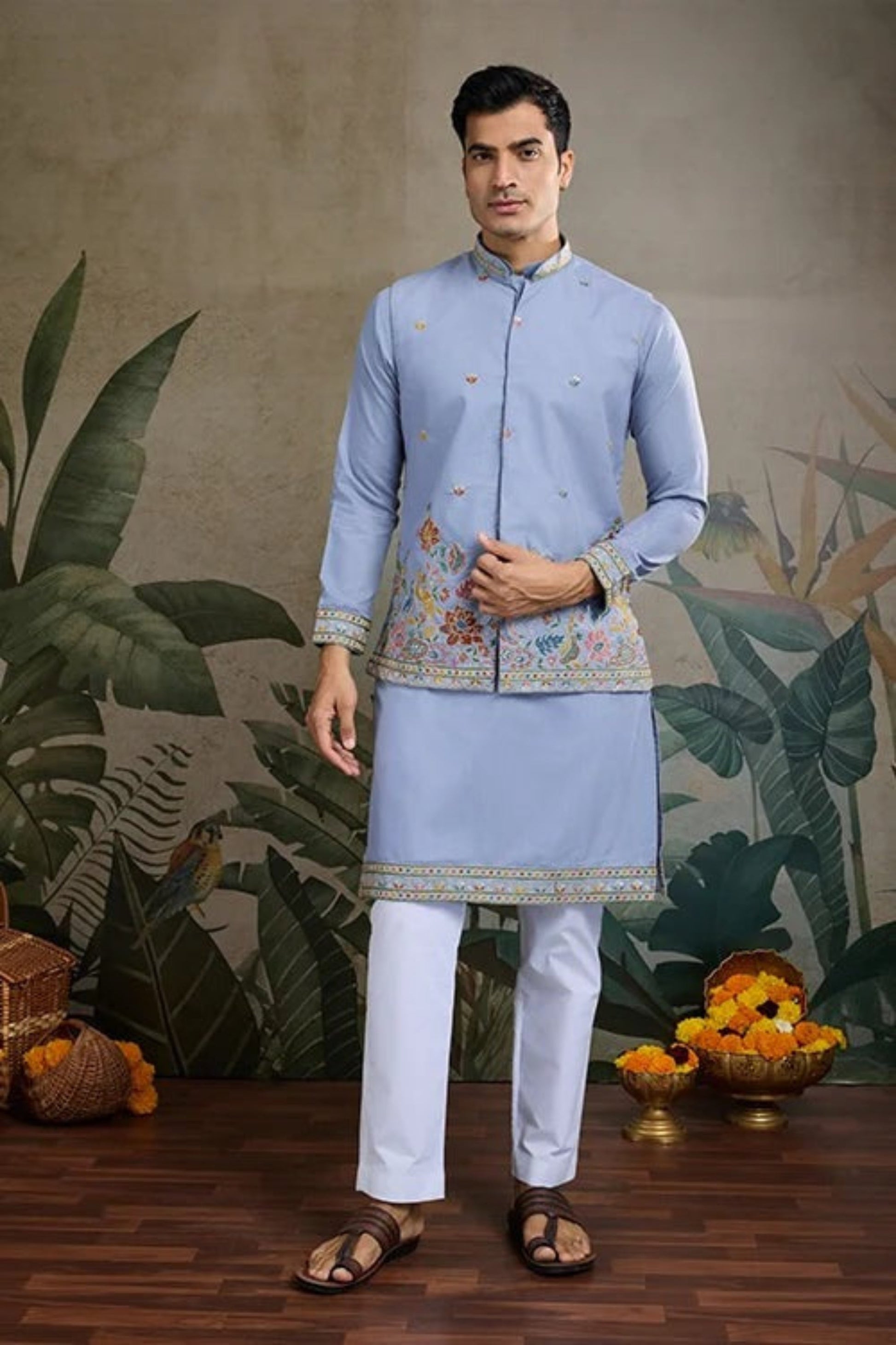 Sky Blue Kurta,Plus Size Available Express Delivery 