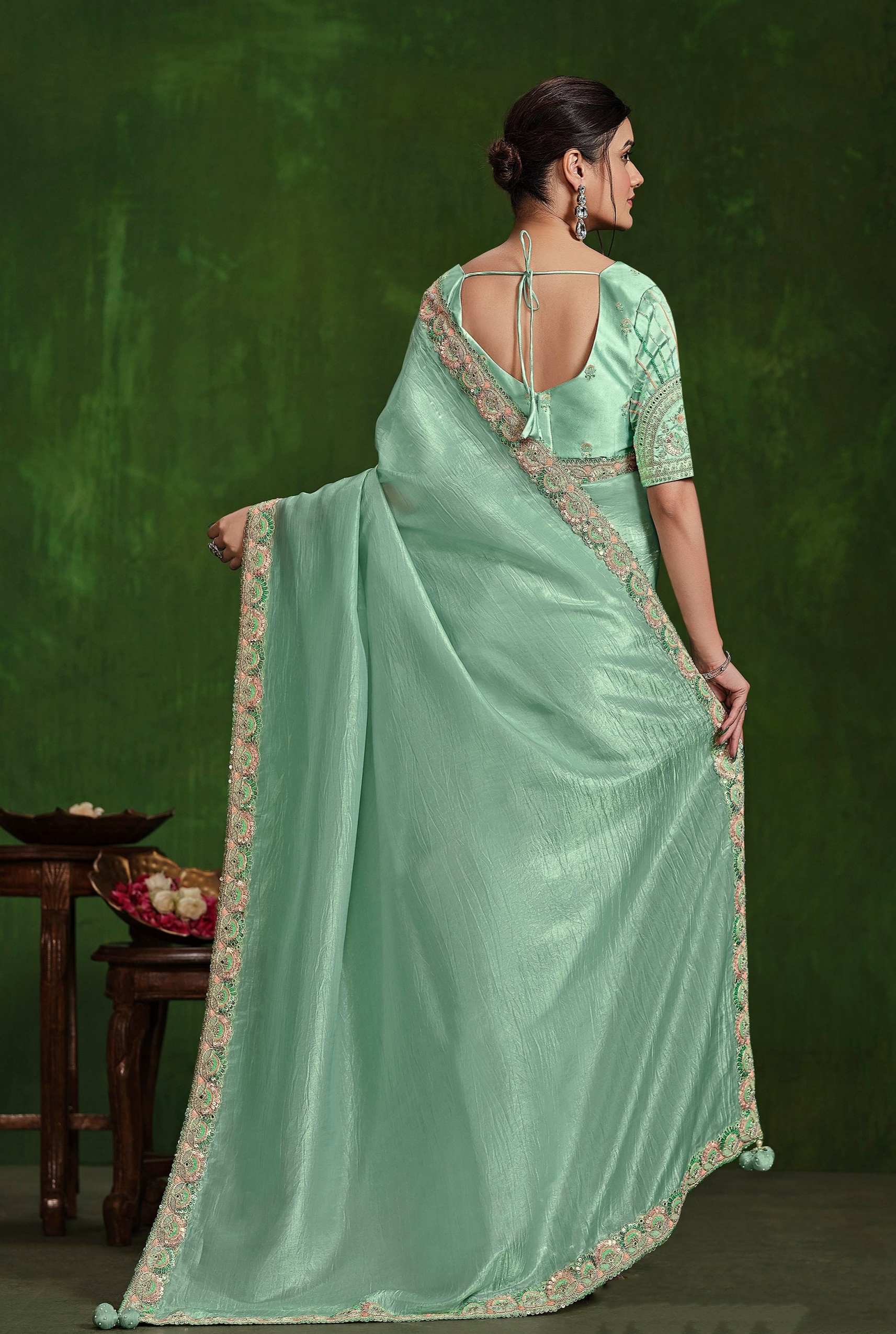 latest designer saree