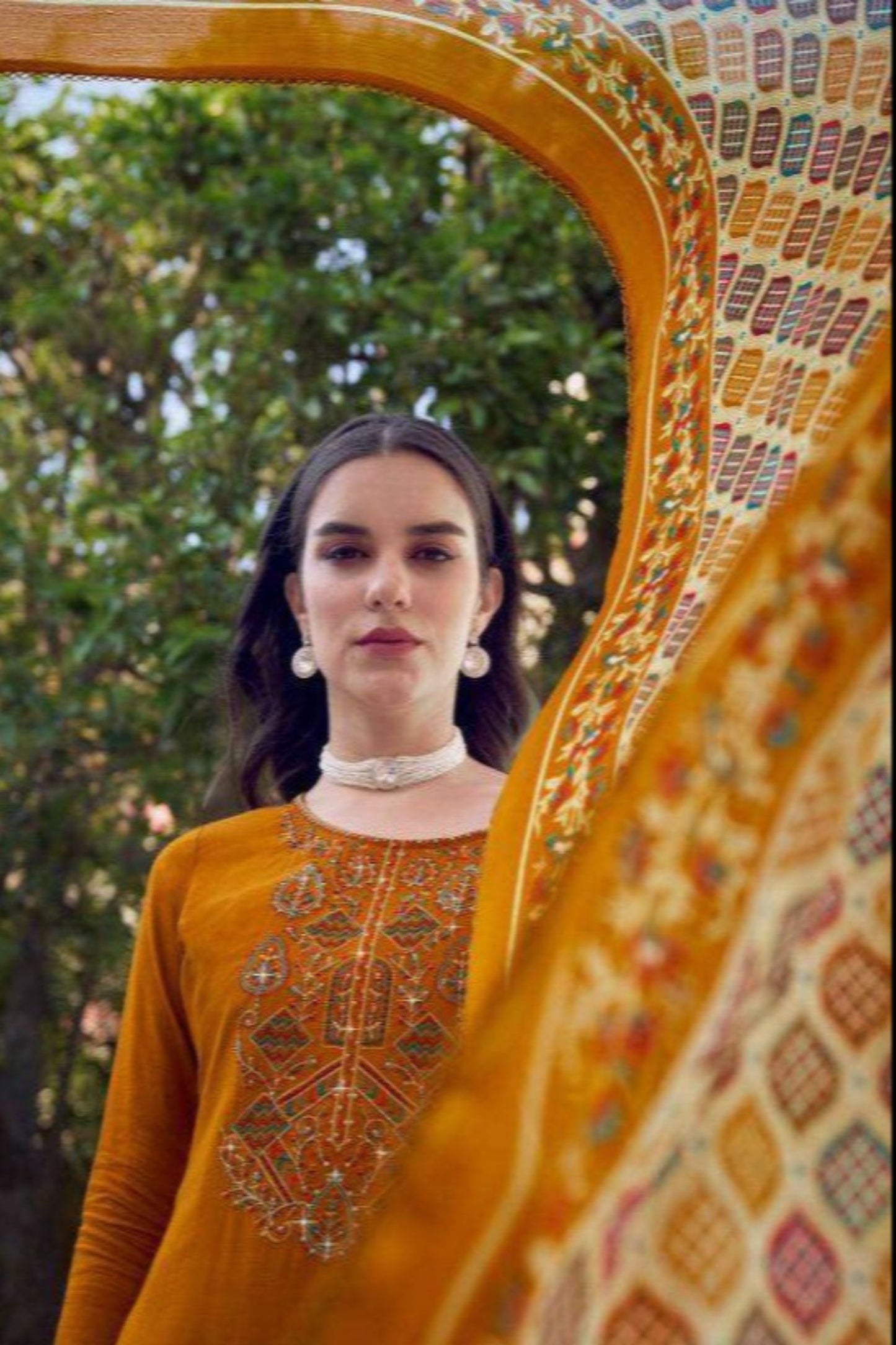 party and Everyday Wear Yellow color shalwar kameez For Haldi Function 
