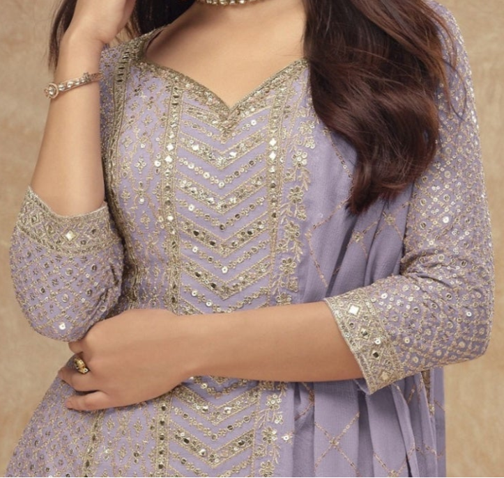 Traditional Shalwar Kameez - Heavy Embroidery Work Designer Suit for Indian Festivals