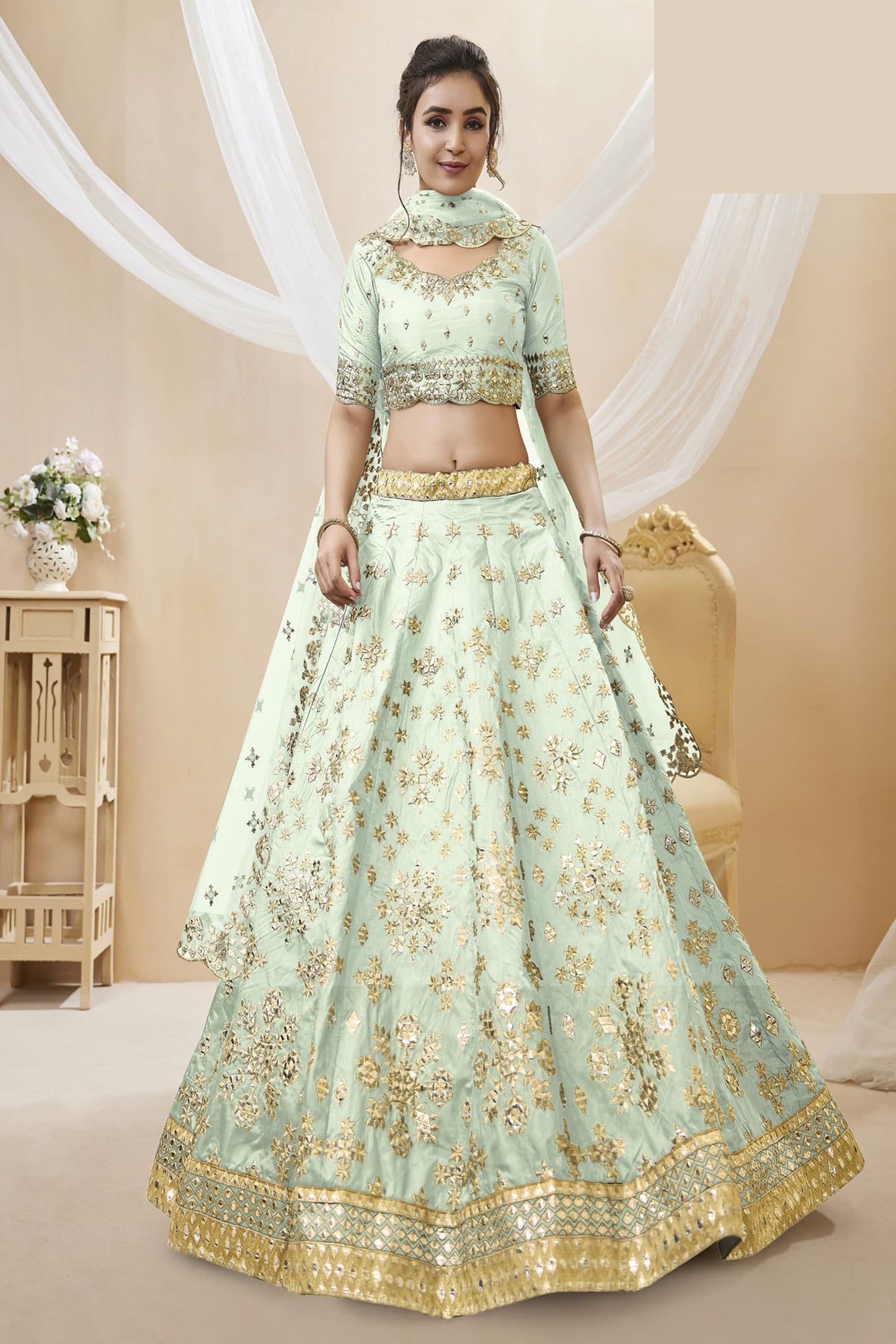"Lehengas to light up any cultural event in the USA." 