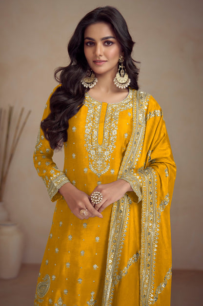 Indian Heavy Embroidered Function Palazzo 