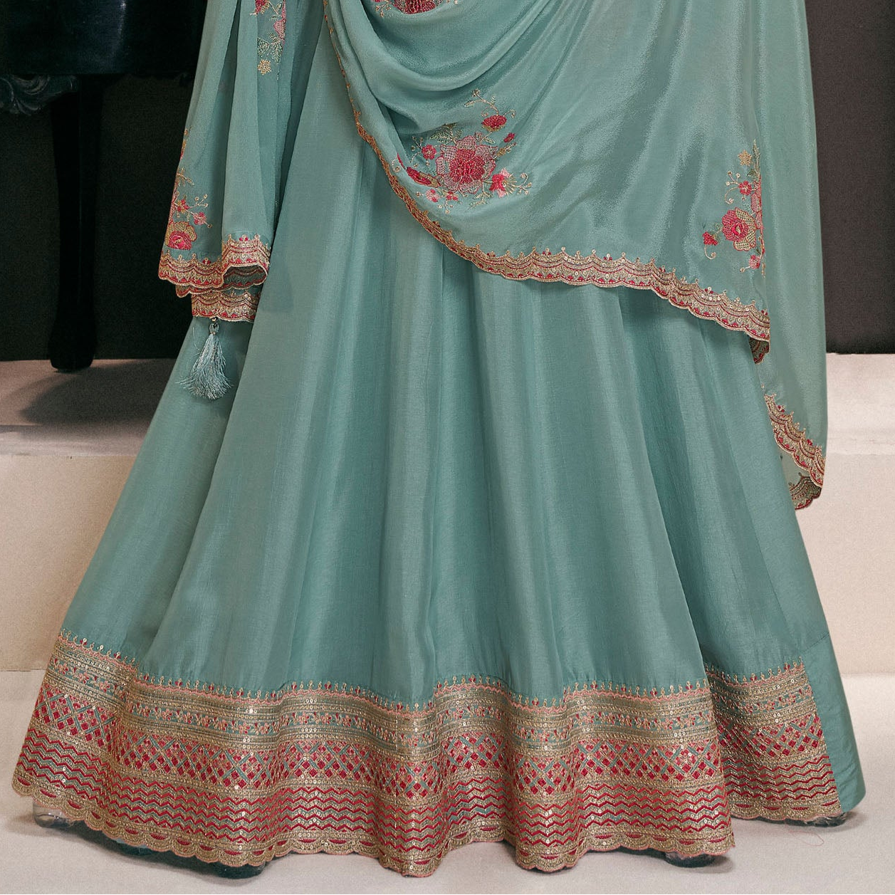 Anarkali Dress for Women Wedding Party Wear Dupatta Suit For UK Customer