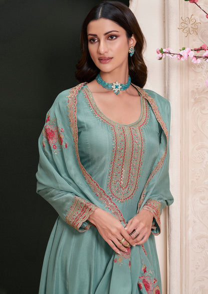 Anarkali Dress for Women Wedding Party Wear Dupatta Suit For UK Customer