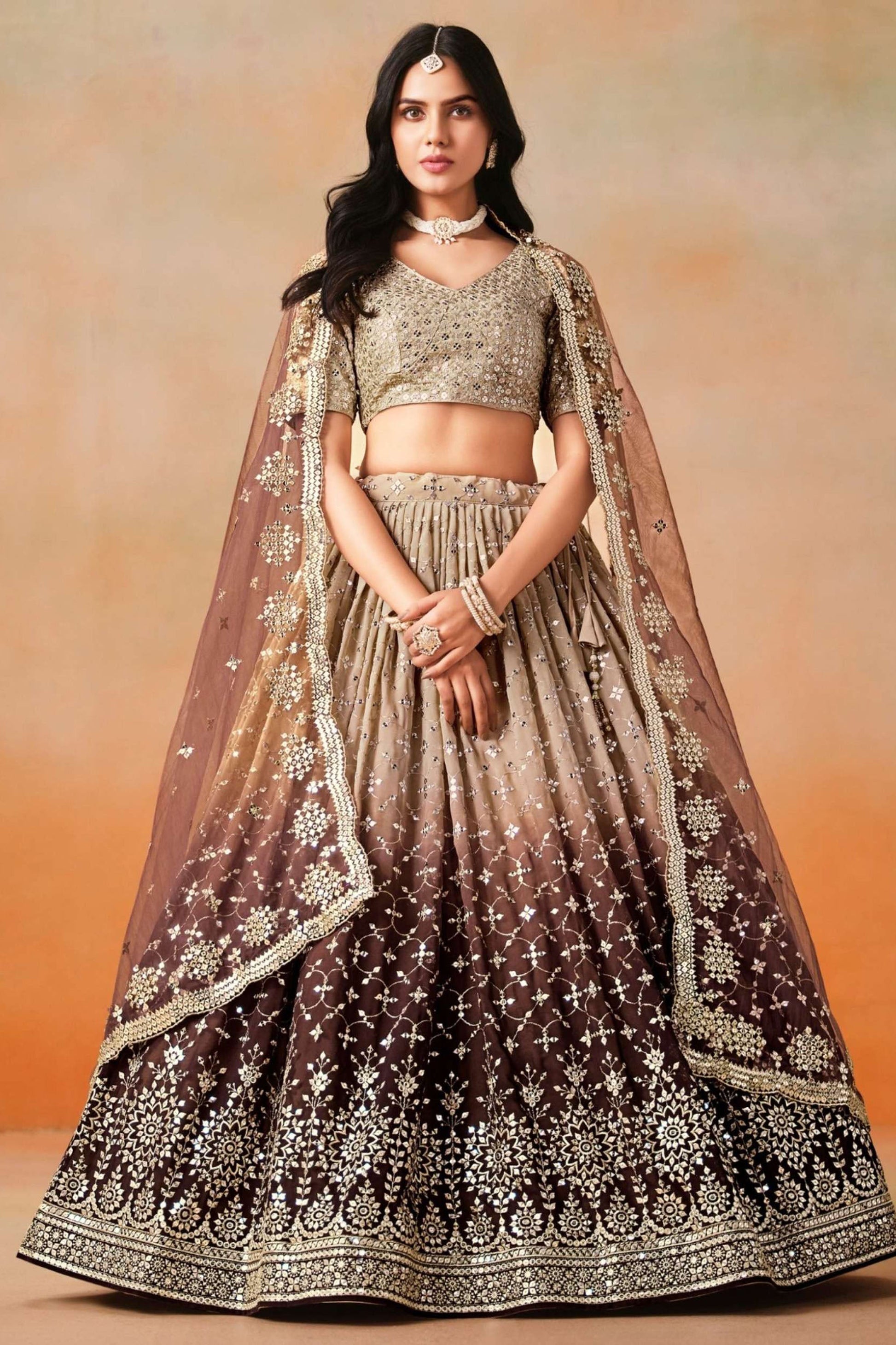 Women's Designer Function Wear Lehenag Choli