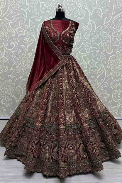 "Gorgeous lehengas for Indian events in the U.S."
