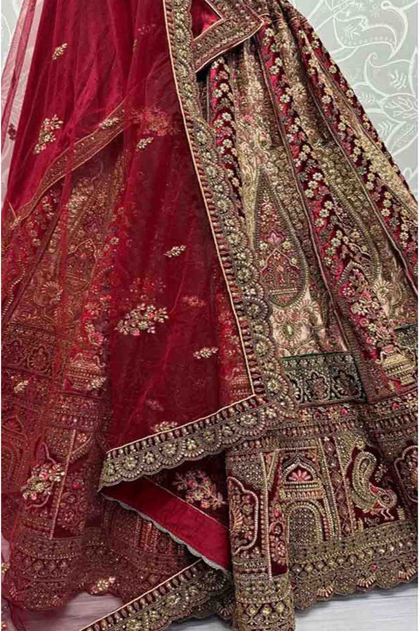 "Gorgeous lehengas for Indian events in the U.S."
