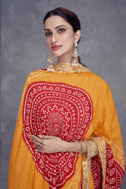Gorgeous Designer Wedding Style Palazzo Suit 