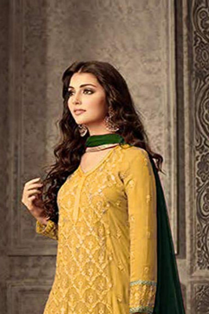Indian Ethnic Embroidered Palazzo For Wedding Outfit