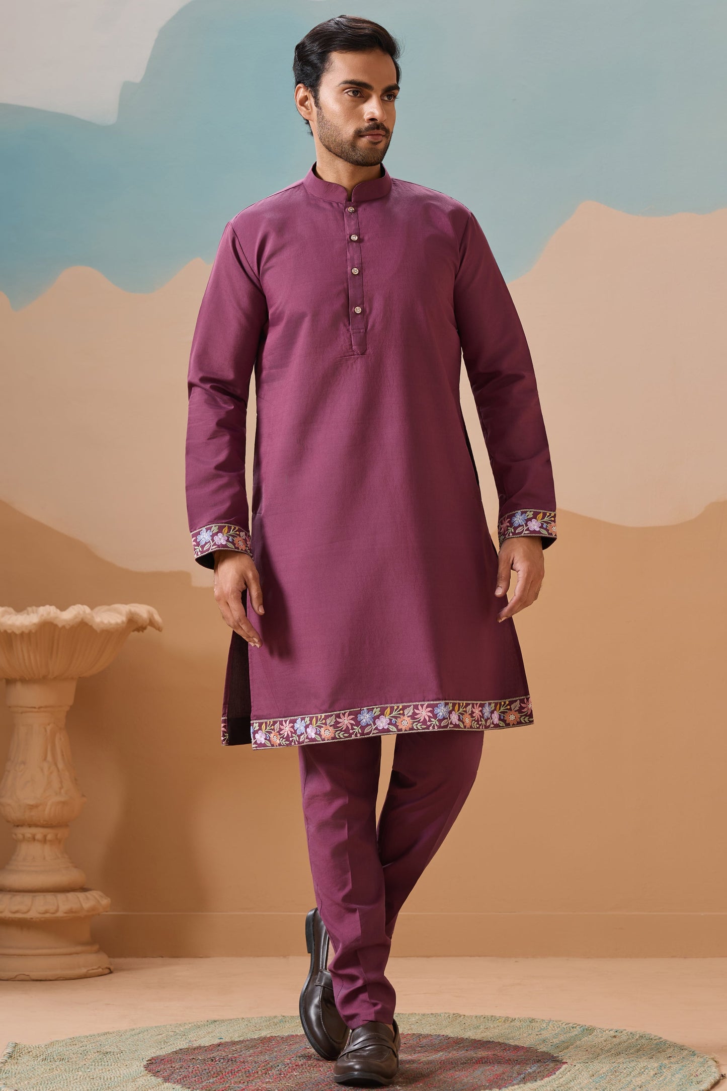 Buy Kurta Online With Traditional Embroidery Design
