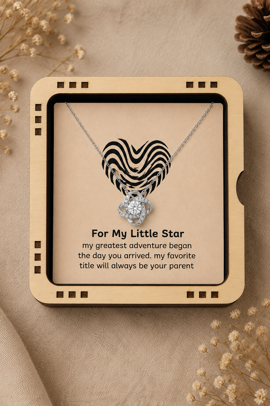Little star keepsake necklace for child