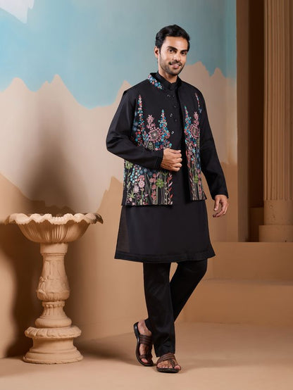 Mens Kurta Styled As Wedding Kurta Pajama Set
