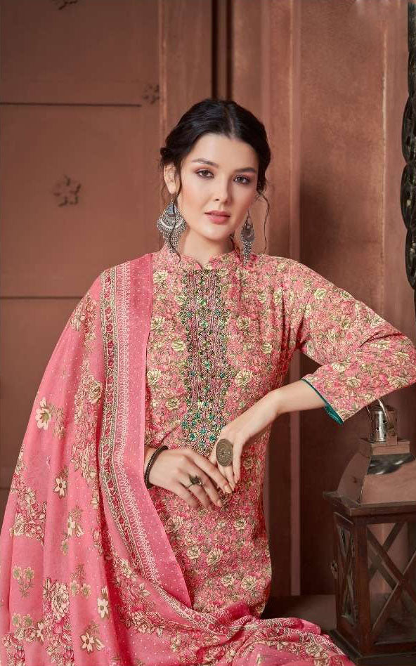 Pastel colour cotton wear gives a calm and soothing look