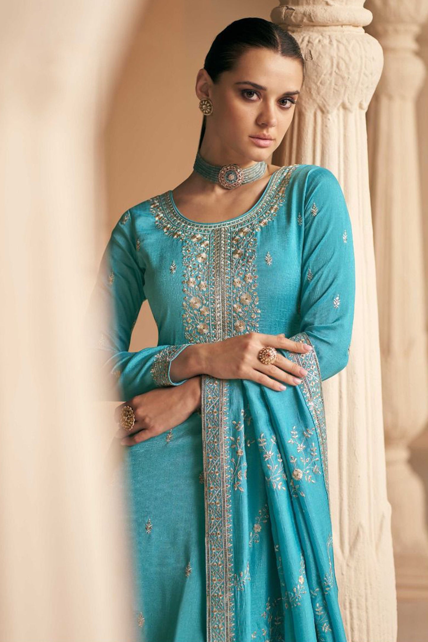 Pakistani style salwar kameez for wedding wear USA