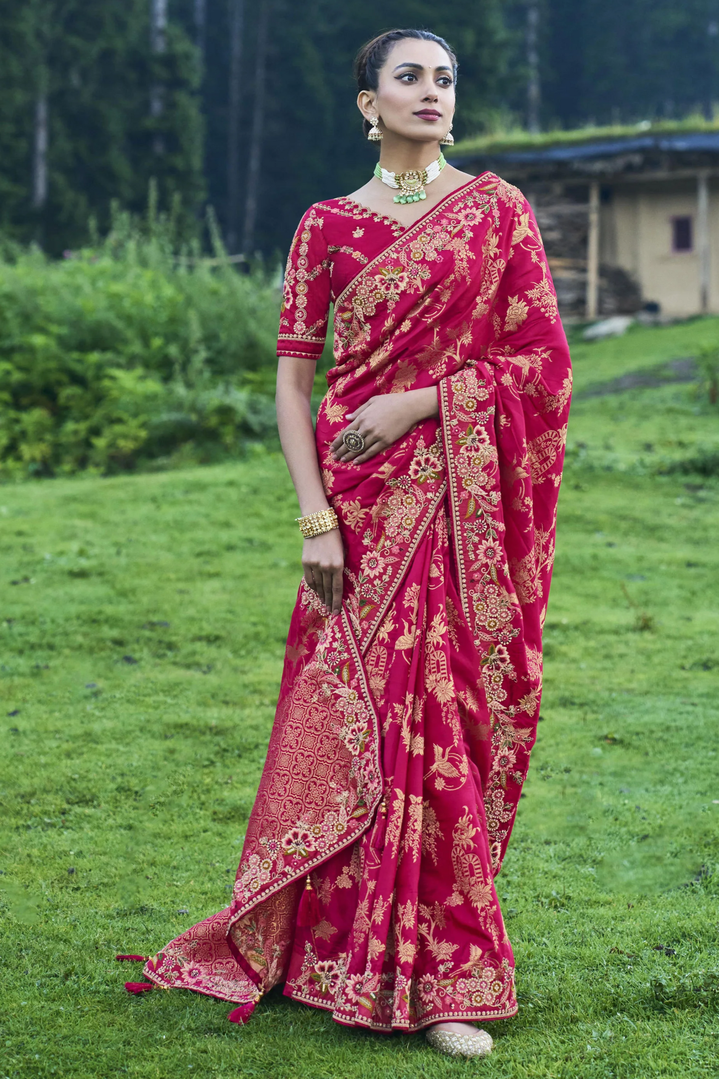 Bridal saree