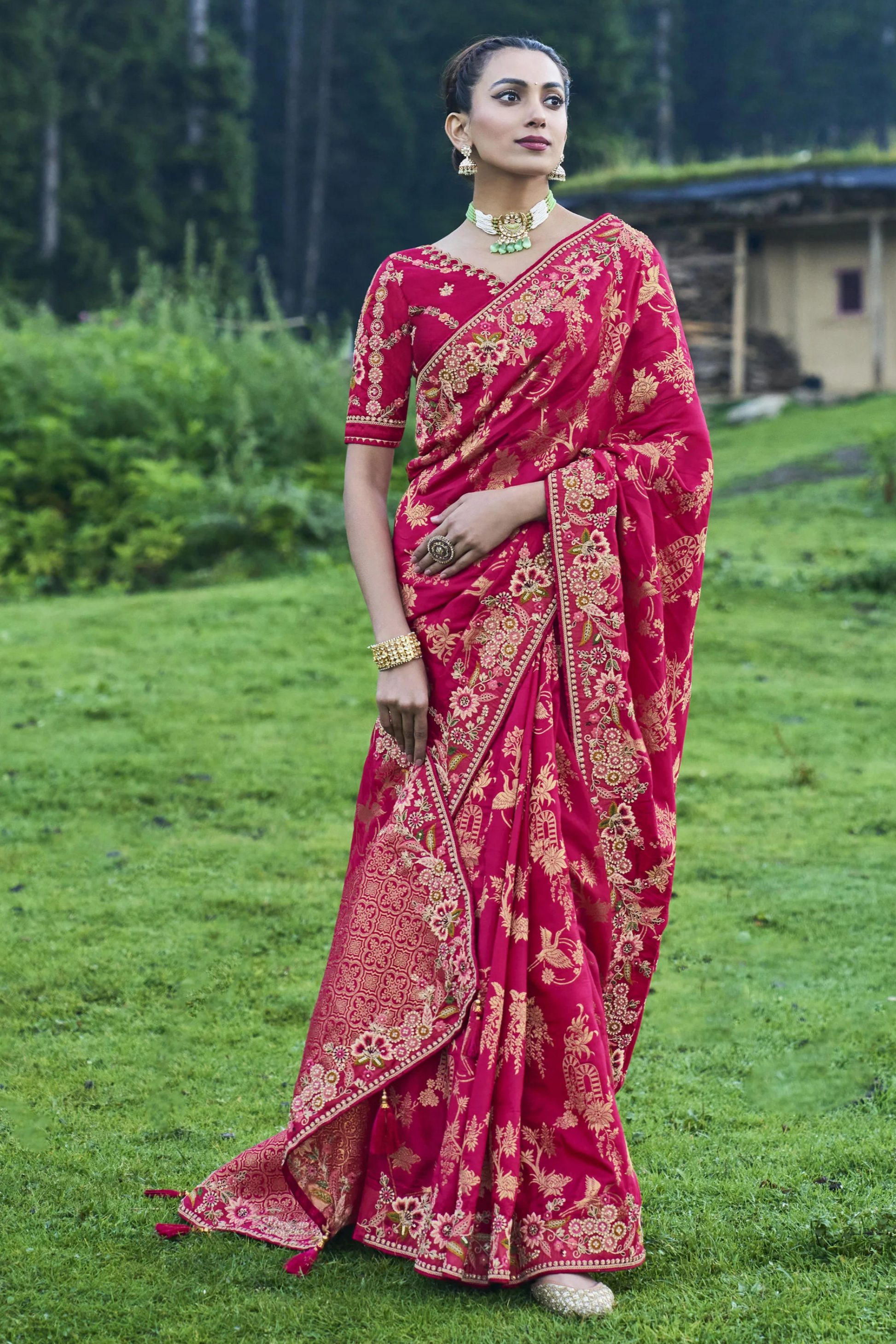 Bridal saree